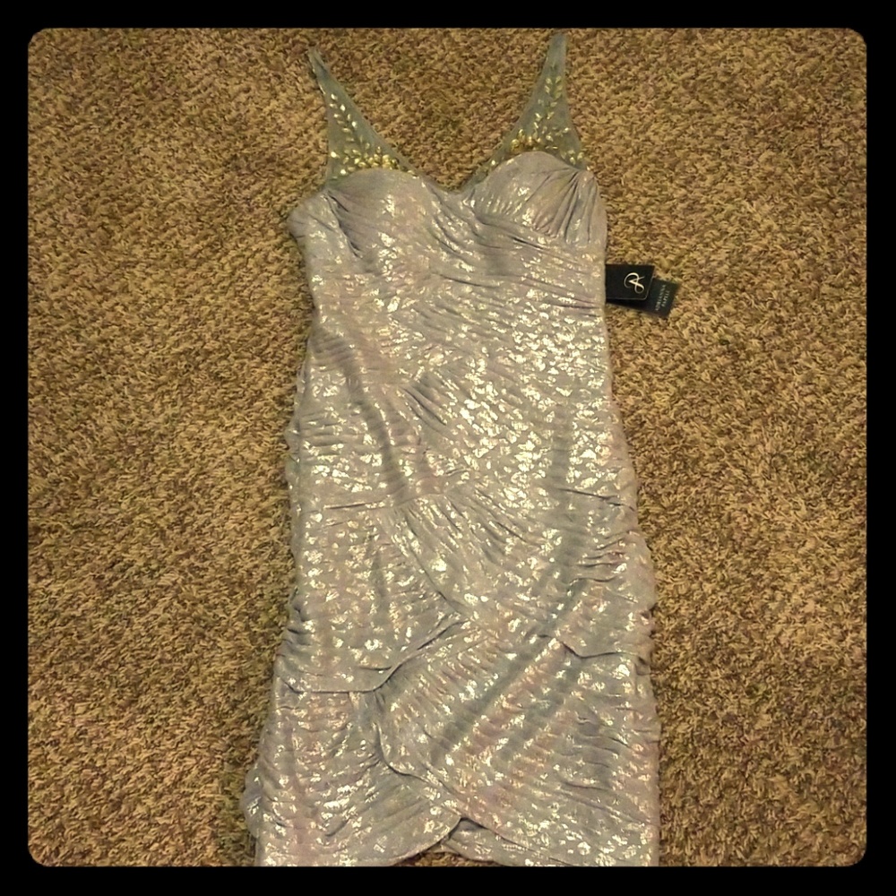 Silver Cocktail Dress